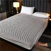 CFYCYHDZHT Bed Sheet Set Queen Size Brushed Quilted Thicker Bed Sheet, Bedroom Hotel Homestay Solid Color Non Slip Mattress Protector Bed Cover Grey 200200cm view 2