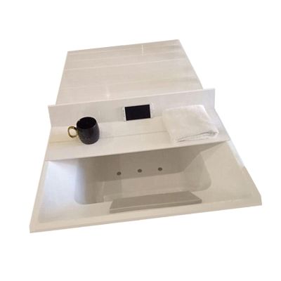 LYLFF Bathtub Cover Foldable Insulation Cover Dustproof Bracket, Suitable for Most Bathtub Size Bathtub Racks (Size : 160x80x0.7cm)