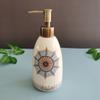 Retro Ceramic Soap Dispenser Large Capacity Pump Bottle Lotion Dispenser Suitable for Hotel Family Bathroom (Color : A) view 4