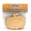 Color-Your-Own-Ornament Autumn Fall Craft - Pumpkin Shape - 8 pc Count with Strings (Bundle with KC Tingamajig) Halloween view 1