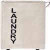 92L Large Laundry Hamper with Leather Handle,Standable Laundry Basket with Wheels ,Large Hamper,Rolling Laundry Basket White view 1