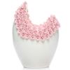 Decorative Hanging Ornaments Statue Head Sculptures Ceramic Crescent Creative Contracted Flower Vase Pot Home Decor Craft Room Decoration Handicraft Garden Porcelain Figurine view 1
