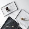 12 x 8 inch Real Natural Marble Vanity Tray, Genuine Marble Storage Tray for Cosmetics/Jewelry, Non-Resin/Non-Ceramic, Dresser Organizer Tray, Bathroom Tray, Home Decor, Kitchen, Coffee Table view 4
