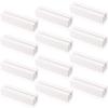 12 Pieces Wood Place Holders Wood Sign Table Number Stands Name Card Holder for Wedding Party Events Decoration(4.6x1.1x1 Inch,White) view 1