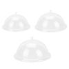 3pcs Food Storage Cover Acrylic Dish Covers for Cake Snacks and Desserts and Insulated for Kitchen Food Preservation view 1