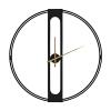 Clock Gold Wall Clock, Electronic Wall Clock Made lron, Wall Clocks This Decorative Wall Clock Used to Decorate Bedroom, Dining Room, Living Room 20 Inch,28 Inch view 1