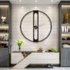 Clock Gold Wall Clock, Electronic Wall Clock Made lron, Wall Clocks This Decorative Wall Clock Used to Decorate Bedroom, Dining Room, Living Room 20 Inch,28 Inch view 3