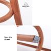 Barstools Retro Bar Stools Upholstered Footrest and Wood Backrest PU Cushion Swivel Seat Dining Chairs for Kitchen | Pub | Caf High Stool Max. Load 200kg Seat Height:80cm for Bistro Pub Caf Island view 3
