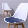 Modern Style Chair Dining Chairs, Upholstered PU Faux Leather Side Chair with Beech Wood Legs,for Kitchen, Dining, Bedroom, Living Room Chair (Color : Yellow) view 2