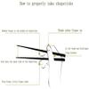 EIERFSKIOT Chopsticks Reusable chop Sticks Metal Chopsticks Reusable 36Cm Length Long Stainless Steel Chopsticks for Hot Pot Frying Cooking Noodle Non Slip(Size:36Cm) view 4