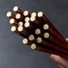 EIERFSKIOT Chopsticks Reusable chop Sticks Reusable Chopsticks with Holder Chinese Chopsticks Gift Box for Sushi Noodle Asian Tableware(Color:D;Size:25Cm) view 3