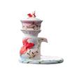 JINCAN Enamel porcelain color semi-automatic goldfish kung fu ceramic cup tea set creative personality Chinese cup view 3