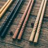 EIERFSKIOT Chopsticks Reusable chop Sticks 5 Pairs Japanese Sushi Chopsticks Reusable Chopsticks Gift Set for Kitchen and Hotel Box Non Slip Tableware(Color:B;Size:22Cm) view 3