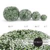 3rd Street Inn Large Baby's Breath Topiary Ball - Artificial Plant Set - Indoor/Outdoor Wedding Party Decor - Faux Foliage Garden Sphere - Tree and Bush Substitute (15") view 4