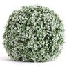 3rd Street Inn Medium Baby's Breath Topiary Ball - Artificial Plant Set - Indoor/Outdoor Wedding Party Decor - Faux Foliage Garden Sphere - Tree and Bush Substitute (11") view 1