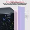 Koolatron 20 Bottle Wine Fridge Freestanding Wine Cooler with Glass Door, 1.7 Cu Ft (48L), Beverage Can Refrigerator, Digital Temperature Control, Ideal for White, Red & Sparkling Wine, Champagne view 3