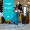 Homedics Ultrasonic Humidifier - Large Deluxe Air Humidifiers for Bedroom, Plants, Office - Top-Fill 1.47-Gallon Tank, Cool Mist, Essential Oil Pads and Built-In Timer, 3 Speed Settings, White view 2