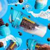 CRUNCHCUP Bundle & Save 15% on Two Portable Cereal Tumblers - No Spoon, No Bowl, It's Cereal on the Go [Blue & Pink] view 2