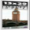 13x29 Frame White Real Wood Picture Frame Width 0.75 Inches | Interior Frame Depth 0.5 Inches | Bianca Mid Century Photo Frame Complete with UV Acrylic, Foam Board Backing & Hanging Hardware view 1