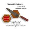 360 Knife Block HEX - 5x4 solid maple wood - construction grade adhesive, NO SCREWS - handmade in Washington view 2