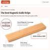360 Knife Block HEX - 5x4 solid maple wood - construction grade adhesive, NO SCREWS - handmade in Washington view 4
