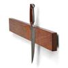 360KnifeBlock BAR XL - 4x26 Guitar Wood, verticle hang wall mount knife BAR - integrated level, marine grade metal clips, two 2 wall screws - Guitar Wood 26" view 1