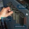 Gun Storage Solutions Magazine Holder - Magmount - Desk and Gun Locker Organizer Accessories Mount, Magnet Bar (3 Magnetic Magazine Holders) - Specifically for the Storage of unloaded Metal Magazines view 2