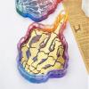 DIY Crystal Epoxy Resin Mold Hand Ratio Middle Finger Skull Hand Mirror Plate Silicone Mold for Resin Erect Middle Finger view 4