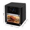 Air Fryer Oven 12L Large Air Fryer Oven Combo 1000W Airfryer Toaster Oven 8 in 1 Multi-Functional Oilless Cooker with 5 Accessories,Silver view 2