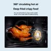 Air Fryer Oven 12L Large Air Fryer Oven Combo 1000W Airfryer Toaster Oven 8 in 1 Multi-Functional Oilless Cooker with 5 Accessories,Silver view 3