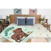 ARTBLANKET Cute Capybara Anatomy Throw Blanket Fannel Fleece Super Soft Funny Blanket Travel Throw Blanket for Bed Couch Sofa 120 x 90 Inch for Family view 3