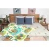 ARTBLANKET Capybara On Jungle Green Throw Blanket Fannel Fleece Super Soft Funny Blanket Travel Throw Blanket for Bed Couch Sofa 120 x 90 Inch for Family view 3