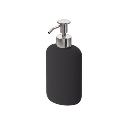 Ceramic Soap Dispenser Refillable Pump Bottle Stainless Steel Pump Head Lotion Dispenser Can Hold Shampoo and Shower Gel