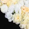 10/12/20 Flower Panels,16"x 24"Artificial Flower Wall Panels,Pink/White Flower Backdrop Wall for Home Party Christmas,Thanksgiving Wedding Christmas Festival Photo Backgdrop Decor (12*Champagne) view 4