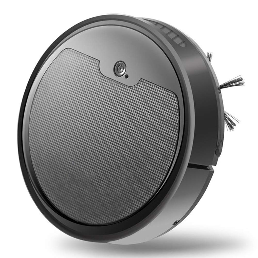 Charging APP Control / Charging Smart Timing is not Restricted by The Network Robot Vacuum Cleaner Mini Cleaning Robot Three-in-One Intelligent Mopping Vacuum Cleaning Robot Robotic ( Color : Black )