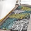 FFcarpet Kitchen Runner Rug Non Slip 3'7"x7' Contemporary Area Rug for Kitchen view 3