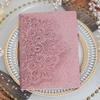 NC 10pcs 3D Pop Up Bride and Groom Engagement Cards Lovers Wedding Invitation Greeting Cards Laser Cut Valentine's Day Gift Anniversary Card (Gillter Pink, only invitation cover) view 2