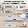 Tabletop Ironing Board with Thickened Steel Frame and Removable Cotton Cover, Foldable Mini Ironing Board for Sleeve Cuffs Collars, Business Meeting Preparation, Dorm Room Laundry, Home Travel Use view 4