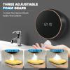 Automatic Soap Dispenser Foam Bathroom: Wall Mount Rechargeable Touchless Adjustable Auto Smart Electric Plastic Black Foaming Soap Dispenser with Clock - Kitchen - Hand Dish Lotion Couple Kids view 4