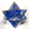 32mm Rich Blue Lapis Lazuli w/Golden Iron Pyrite 8 Point Merkaba Stars Polished Natural Sparkling Gemstone Crystal Mineral Specimens - Afghanistan (10PCs) view 1