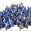 32mm Rich Blue Lapis Lazuli w/Golden Iron Pyrite 8 Point Merkaba Stars Polished Natural Sparkling Gemstone Crystal Mineral Specimens - Afghanistan (10PCs) view 4