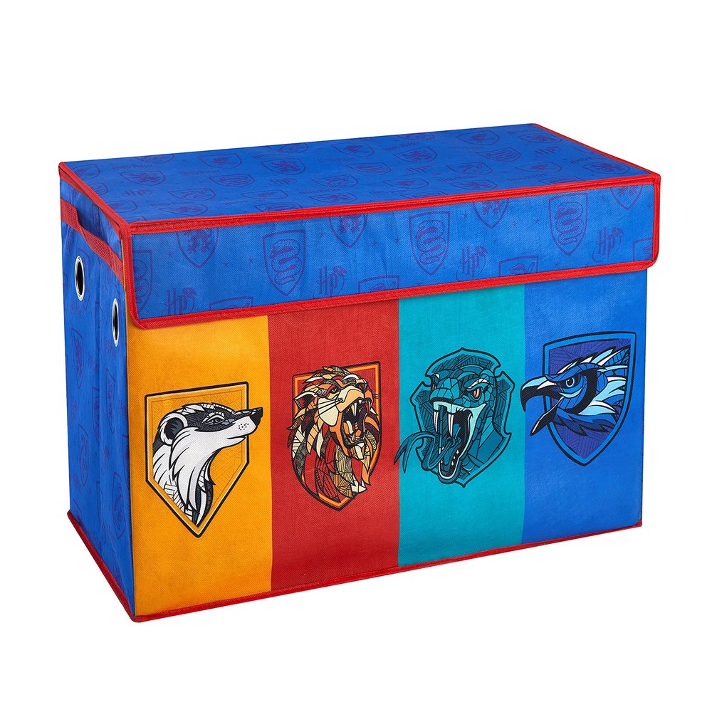 Harry Potter Collapsible Storage Trunk with Lid, 28" W x 16" D x 14.5" H