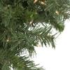 Pre-Lit Black River Pine Artificial Christmas Wreath, 48-Inch, Clear Lights view 2