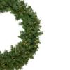 Pre-Lit Black River Pine Artificial Christmas Wreath, 48-Inch, Clear Lights view 3