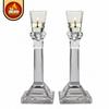 Ner Mitzvah Neironim Glass Shabbos Candle Holders with Safety Rubber - Premium Quality Clear Votive Cups, Standard Size for Shabbat, Chanukah and Party Decoration - Pack of 12 view 4