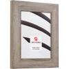 Craig Frames Hatteras, 5 x 7 Inch Picture Frame Matted to Display a 4 x 6 Inch Photo, Boho Rustic Beach Wood, Set of 4 view 2