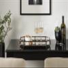 Kate and Laurel Ciel Modern Scalloped Tray; 19 x 13 x 3. Bronze; Decorative Mirrored Tray for Storage and Display view 2