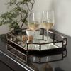 Kate and Laurel Ciel Modern Scalloped Tray; 19 x 13 x 3. Bronze; Decorative Mirrored Tray for Storage and Display view 3