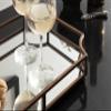 Kate and Laurel Ciel Modern Scalloped Tray; 19 x 13 x 3. Bronze; Decorative Mirrored Tray for Storage and Display view 4