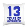 13th Birthday Shirt Gift Boys Age 13 Thirteen Year Old Boy Throw Pillow view 1